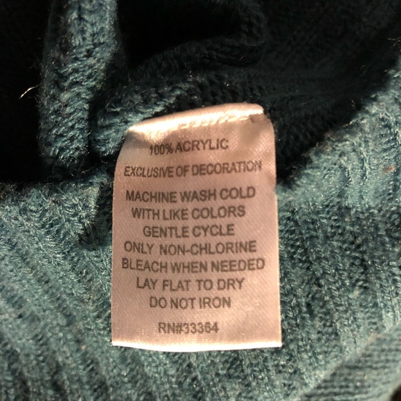 Medium Blue Energie Knit Sweater - Picture 7 of 7